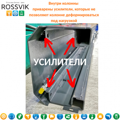 Автоподъемник двухстоечный ROSSVIK PRO V2-5.5L г/п 5.5т, 380В